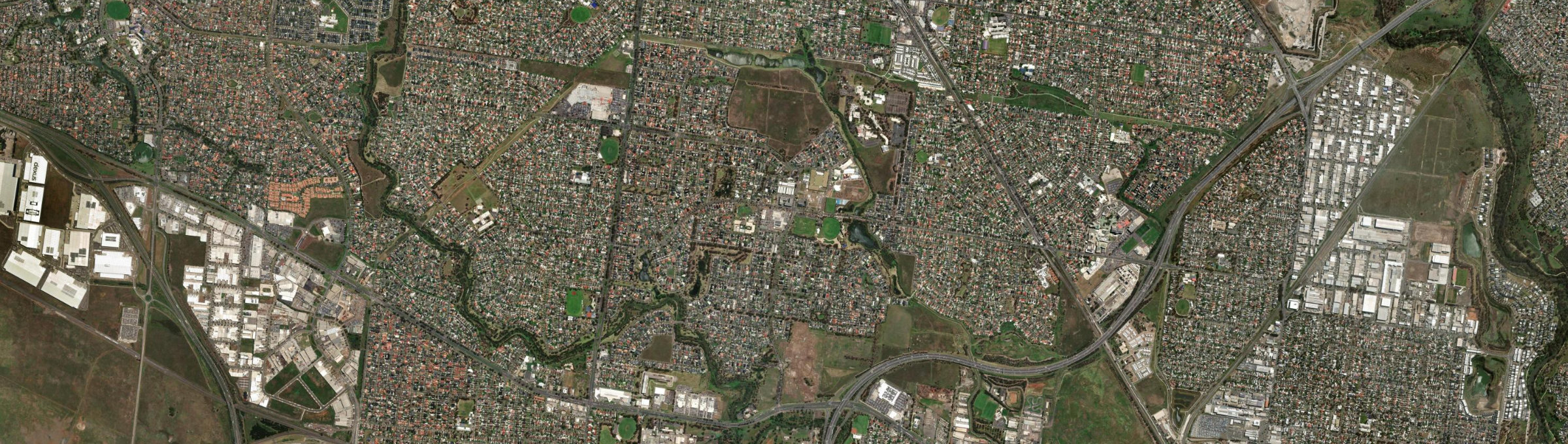 Aerial view of Cairnlea, VIC