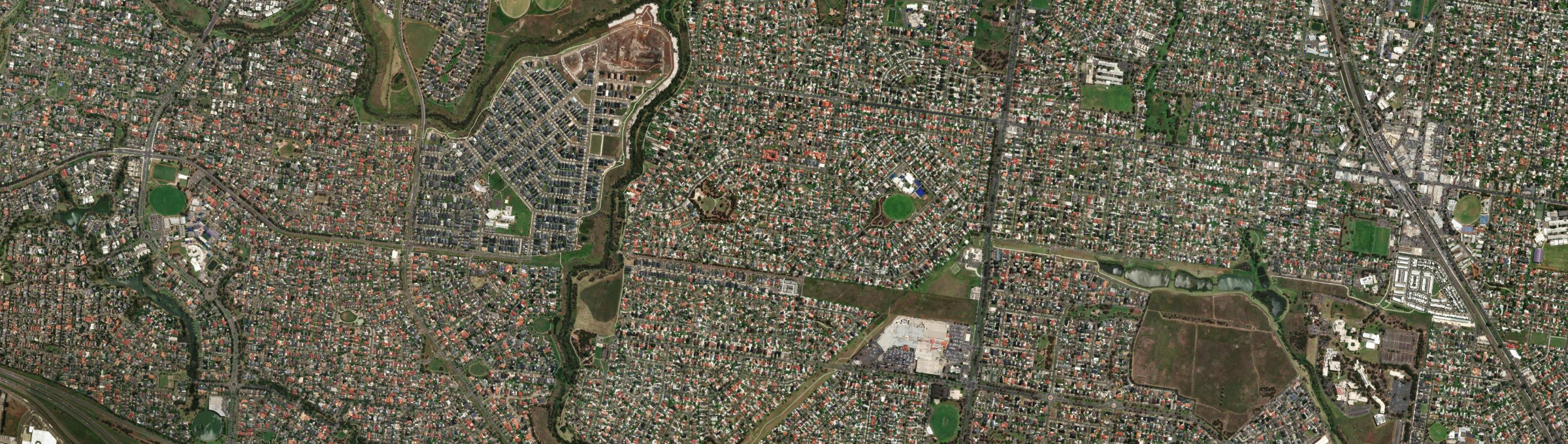 Aerial view of Albanvale, VIC