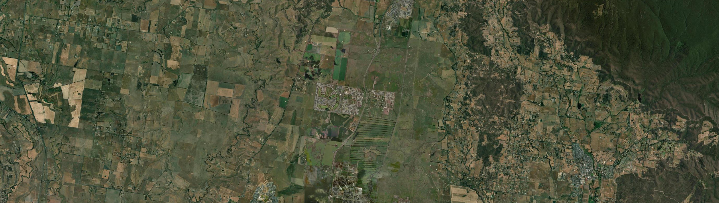 Aerial view of Beveridge, VIC