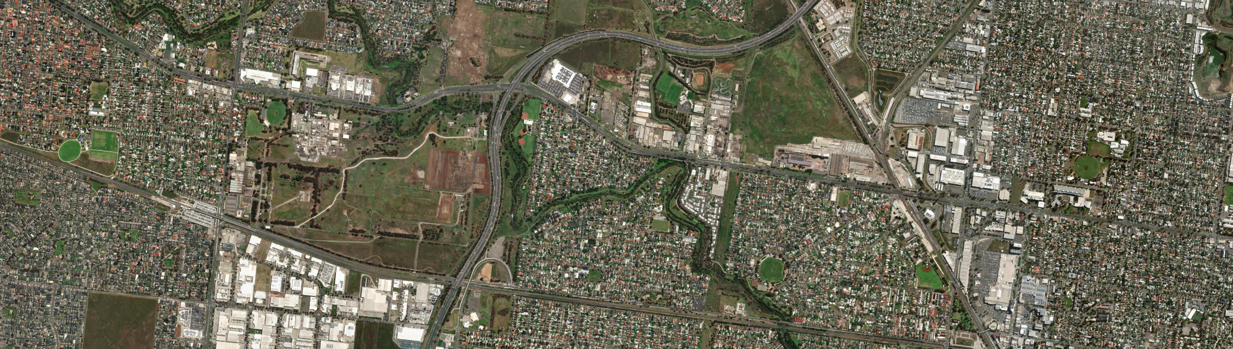 Aerial view of Ardeer, VIC