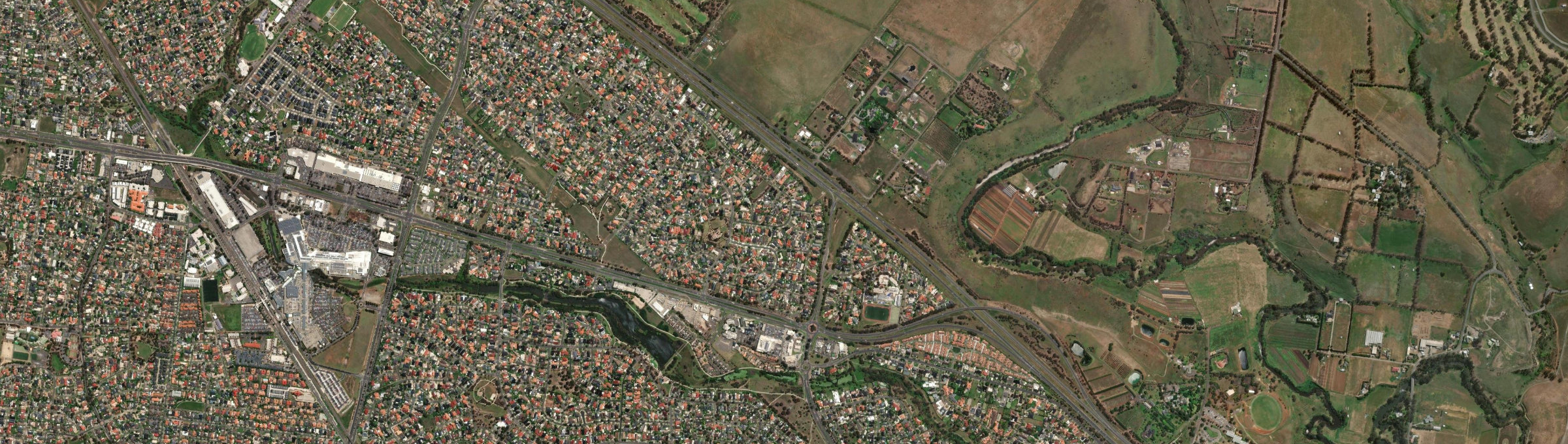 Aerial view of Keilor Lodge, VIC