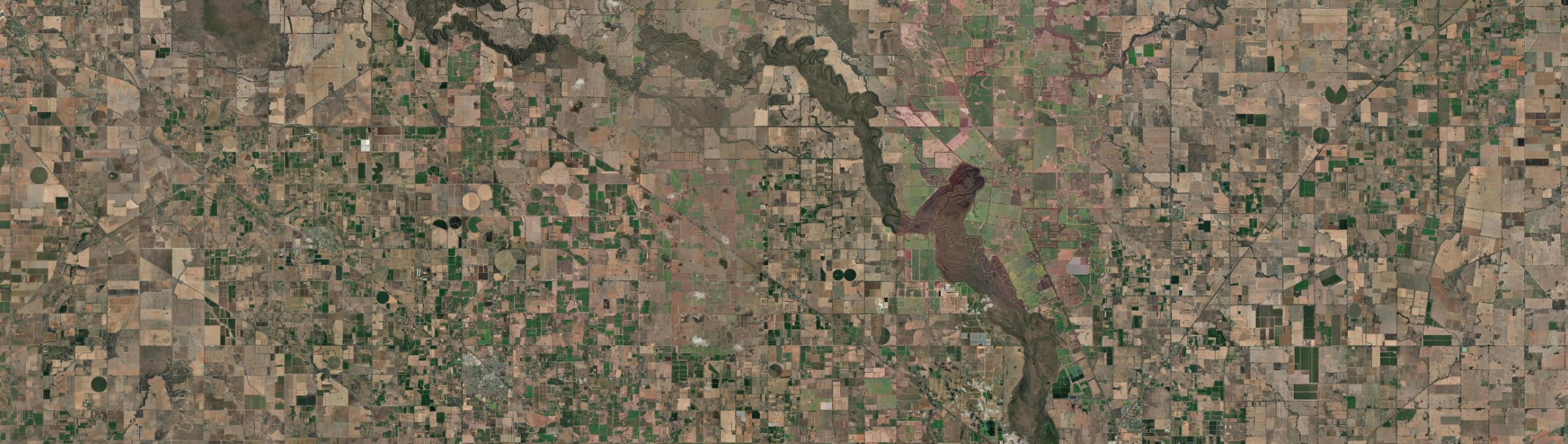 Aerial view of Undera, VIC