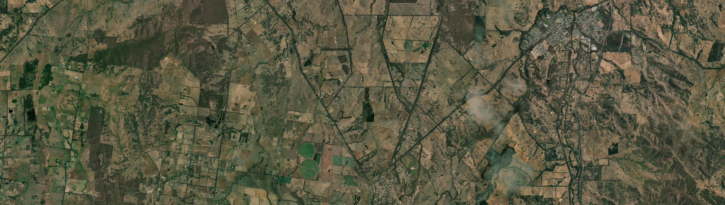 Aerial view of Moranding, VIC