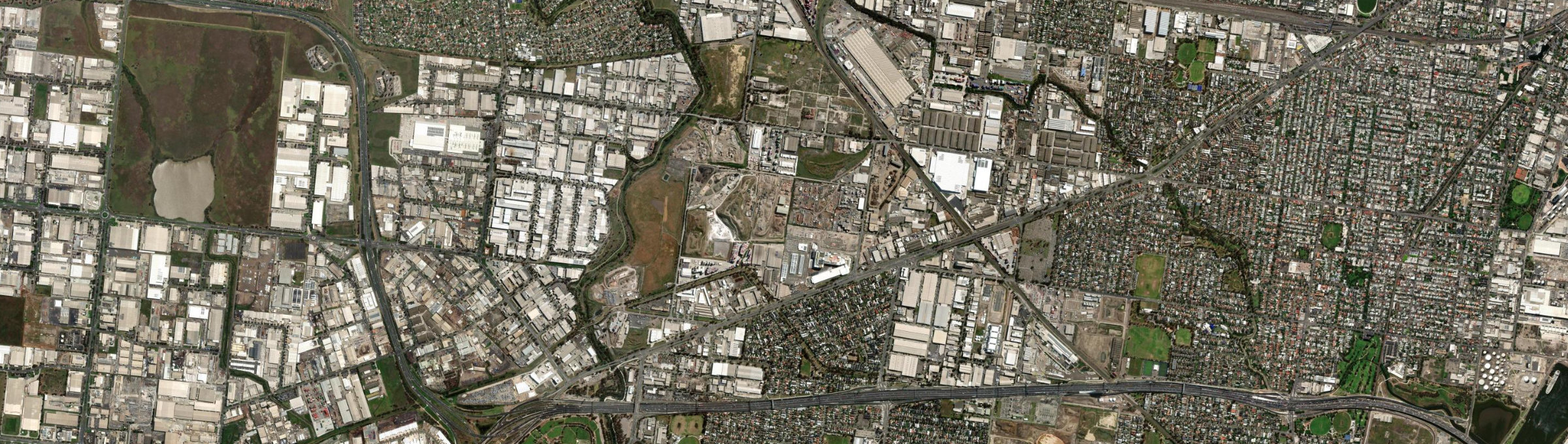 Aerial view of Brooklyn (Vic.), VIC