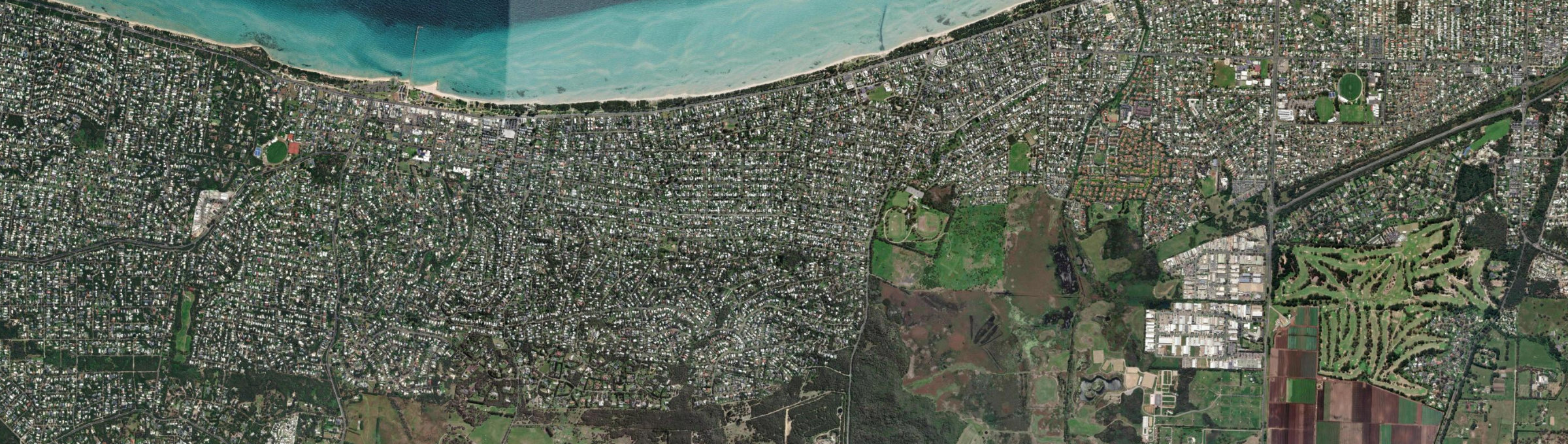 Aerial view of Tootgarook, VIC