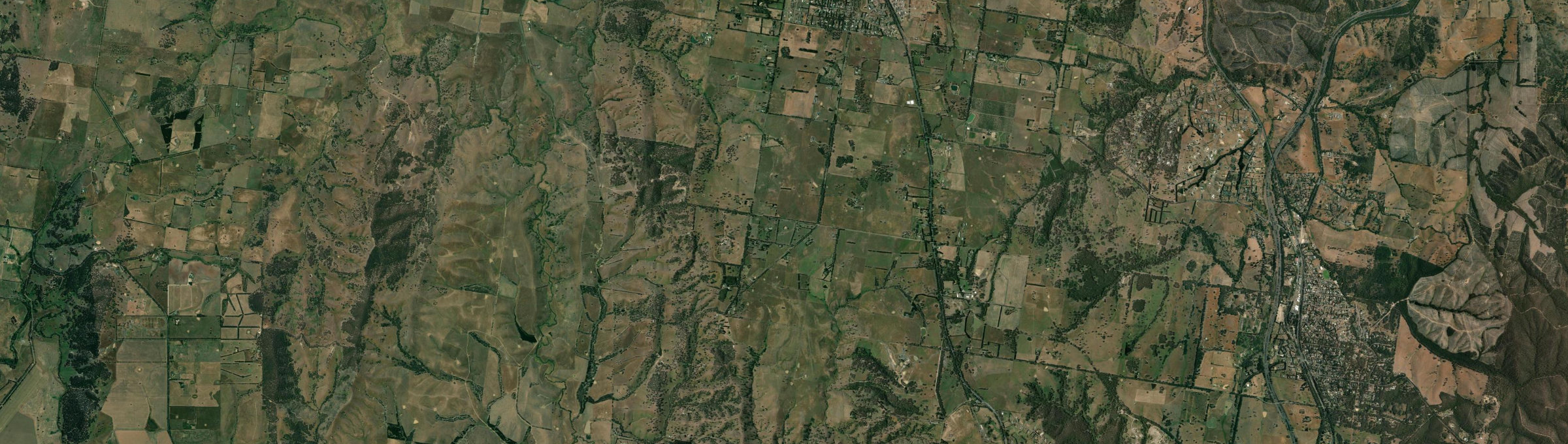 Aerial view of Bylands, VIC