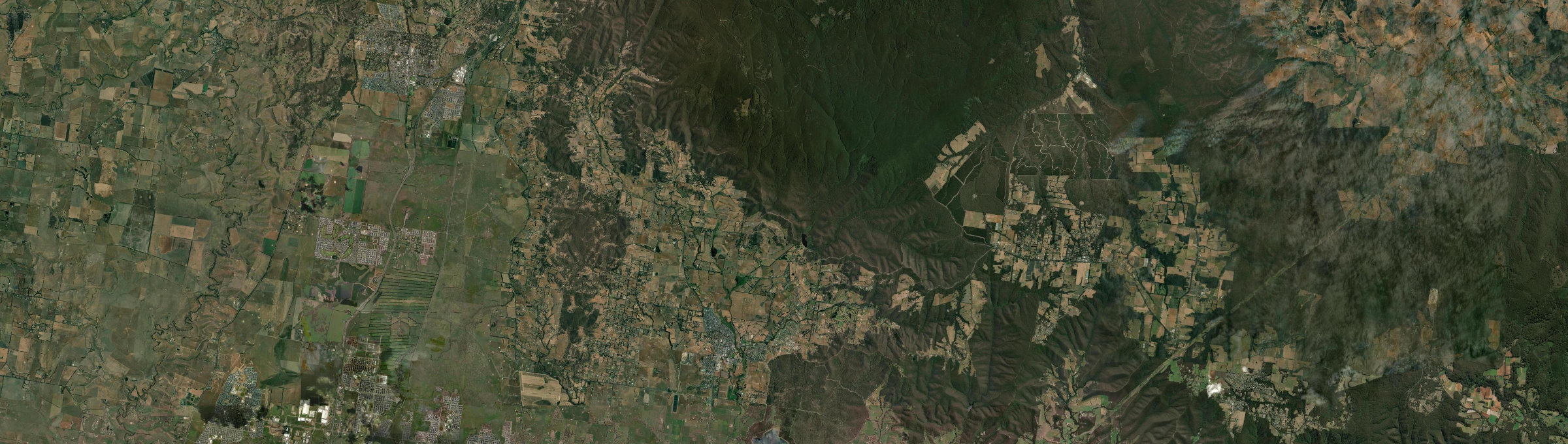 Aerial view of Whittlesea, VIC