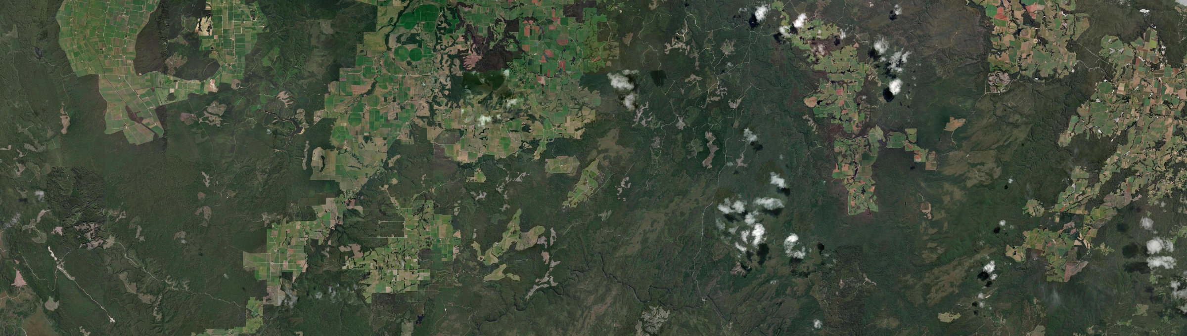 Aerial view of Lileah, TAS