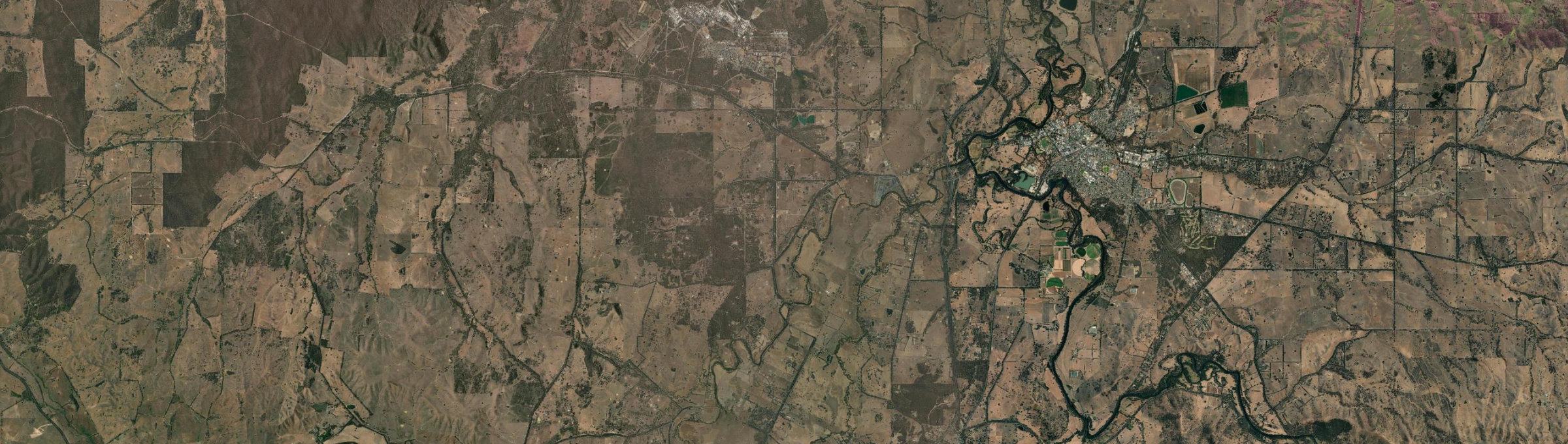 Aerial view of Hilldene, VIC