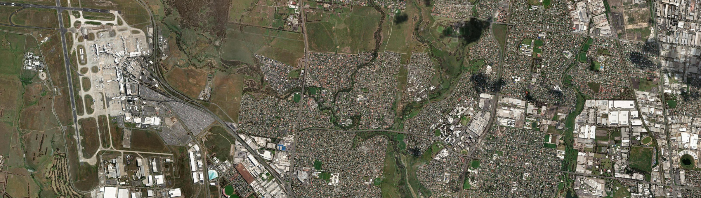 Aerial view of Westmeadows, VIC