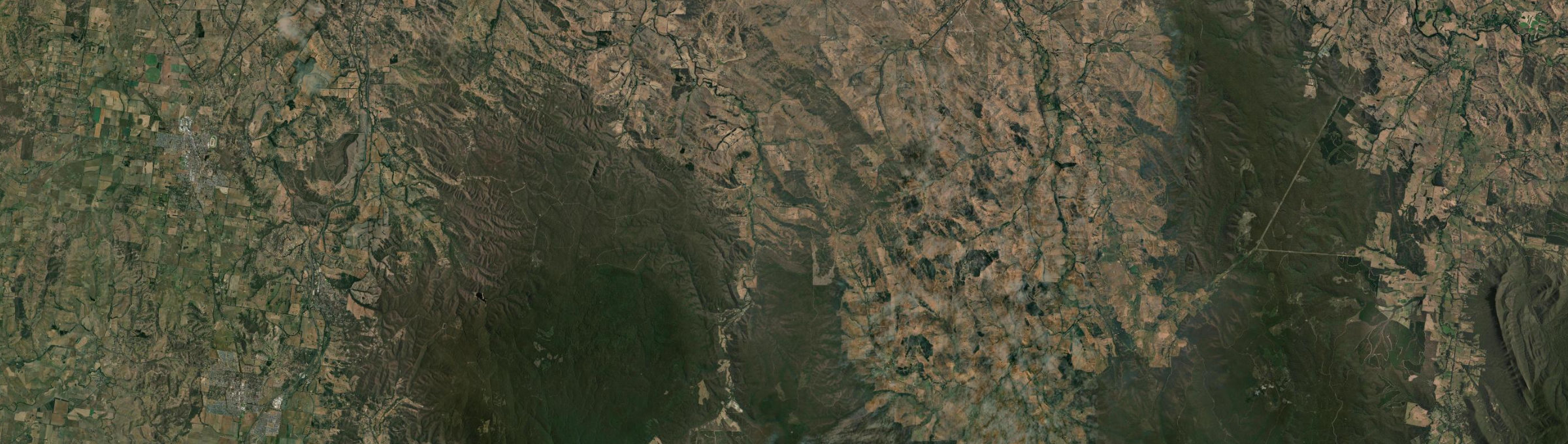 Aerial view of Flowerdale (Vic.), VIC