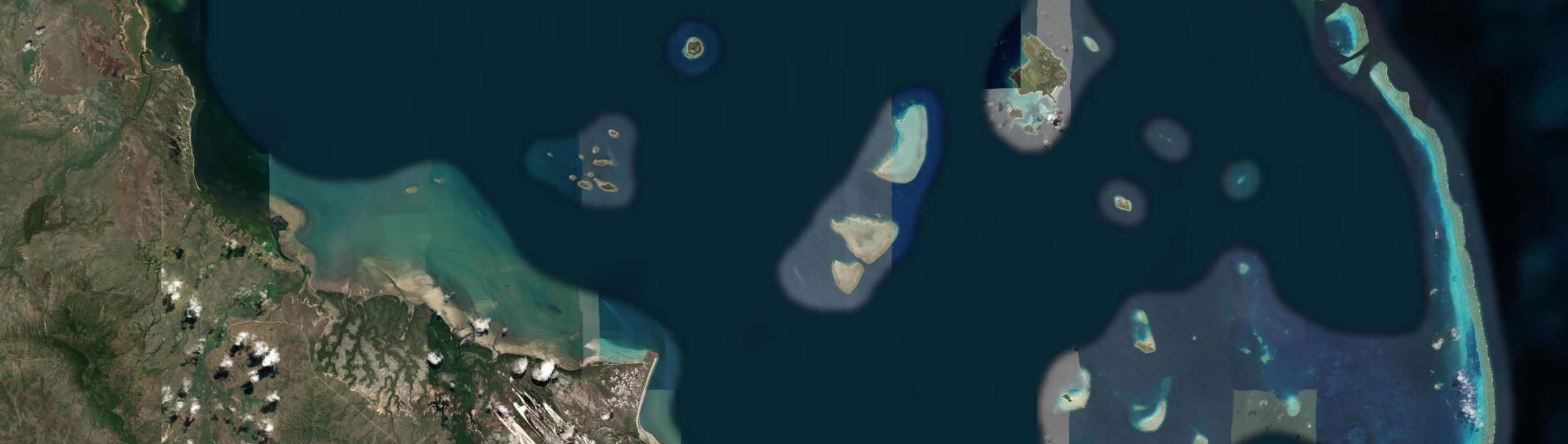 Aerial view of Lizard, QLD