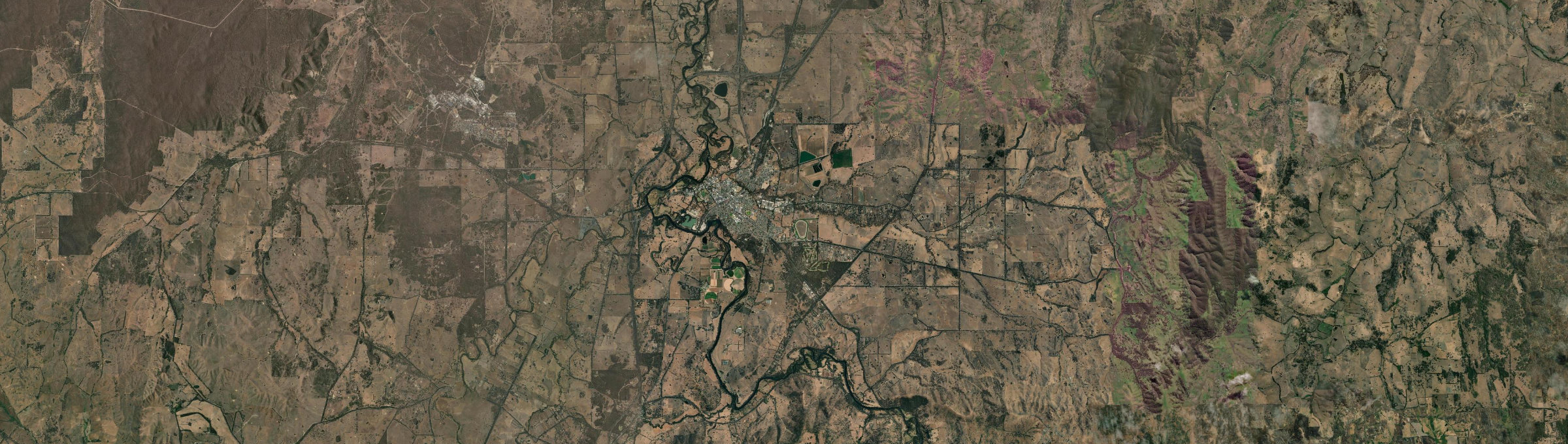 Aerial view of Seymour (Vic.), VIC