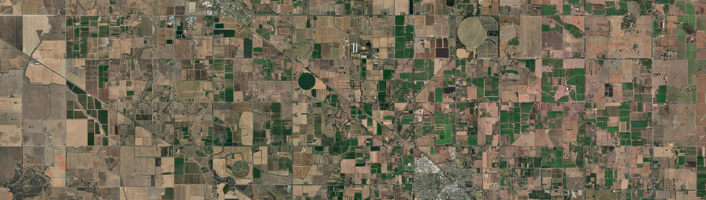 Aerial view of Kyvalley, VIC