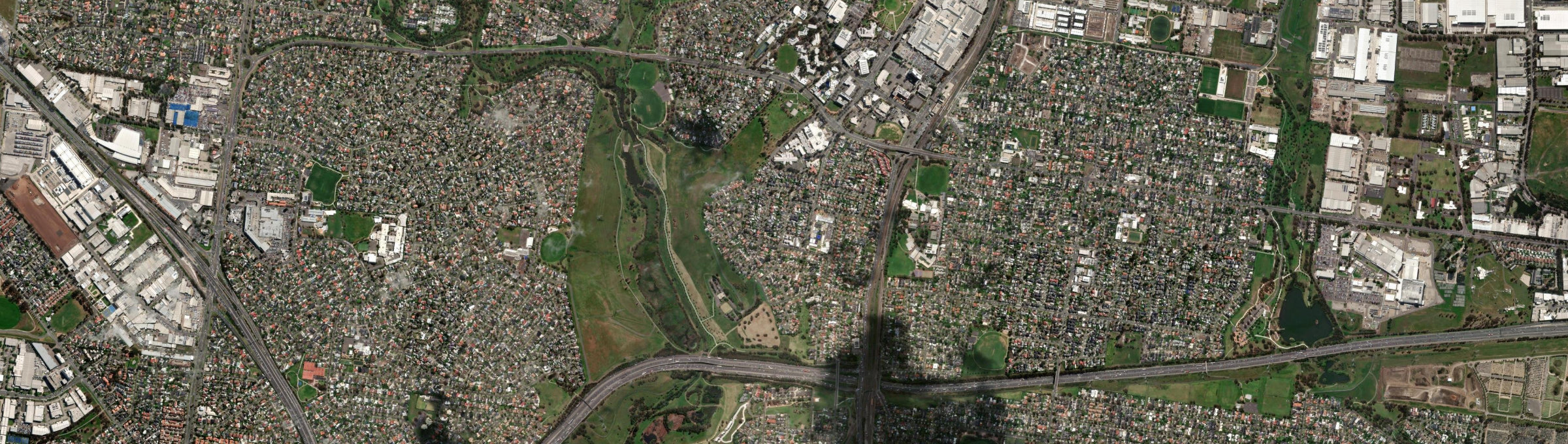 Aerial view of Jacana, VIC