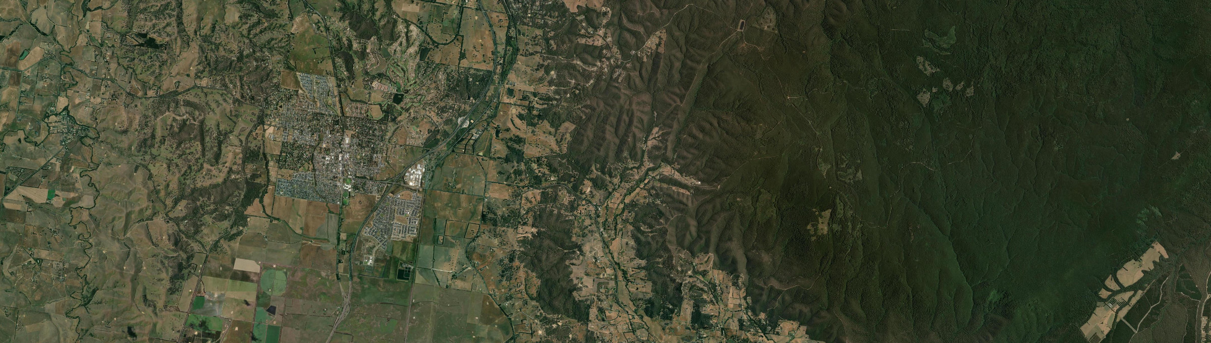 Aerial view of Upper Plenty, VIC