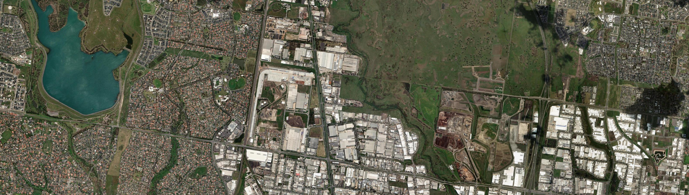 Aerial view of Somerton (Vic.), VIC