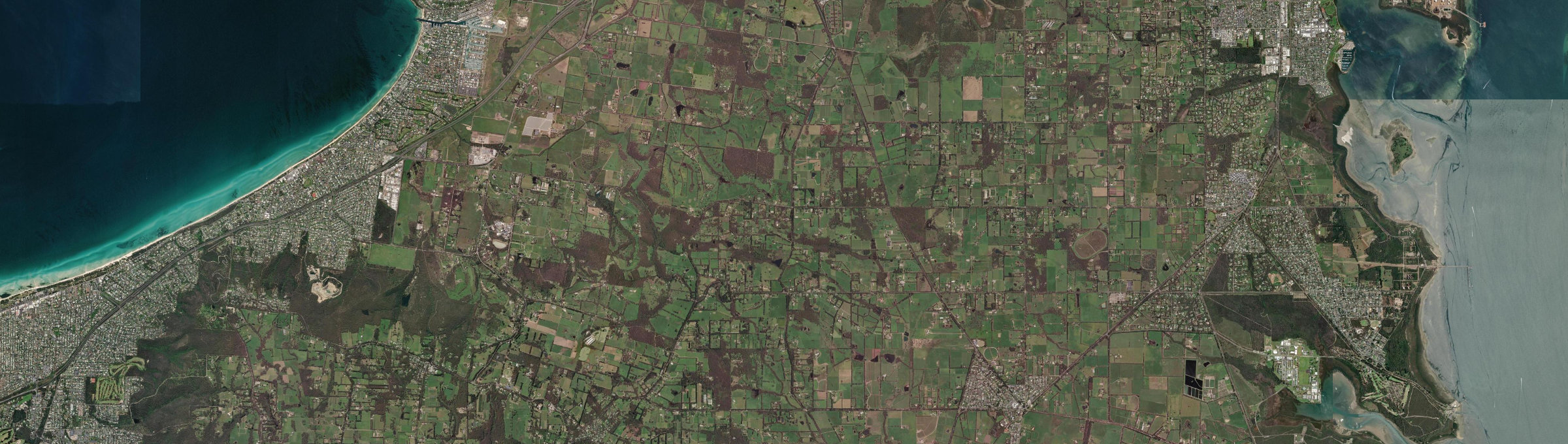 Aerial view of Merricks North, VIC