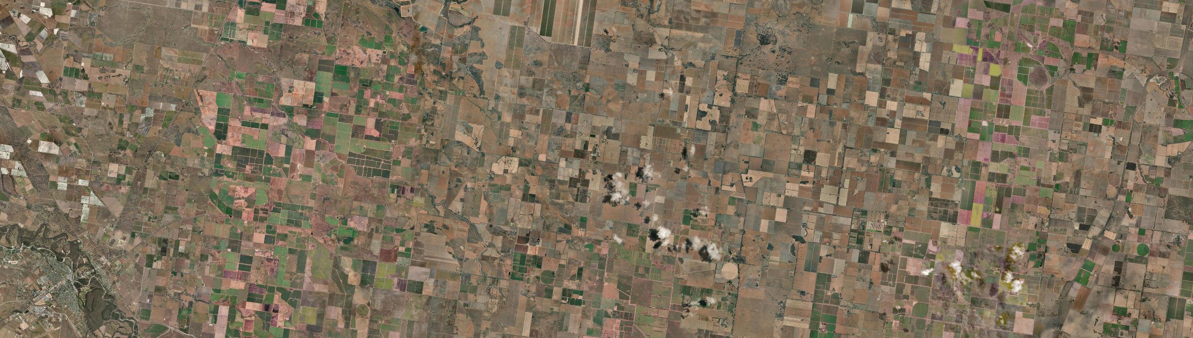 Aerial view of Mayrung, NSW