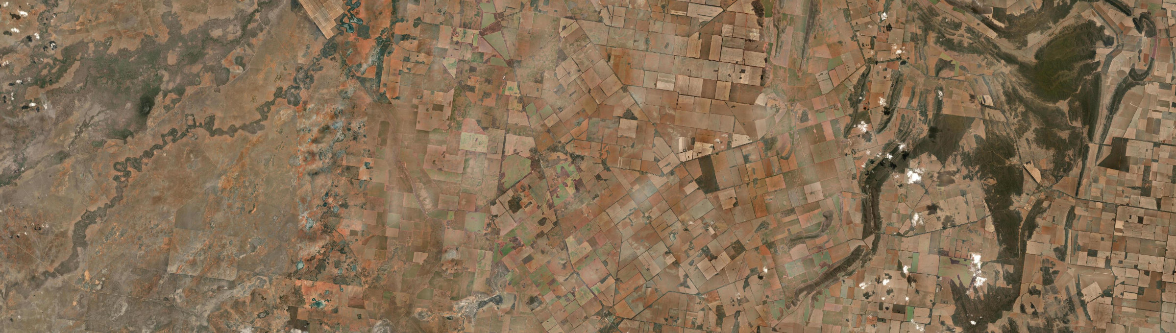 Aerial view of Merriwagga, NSW