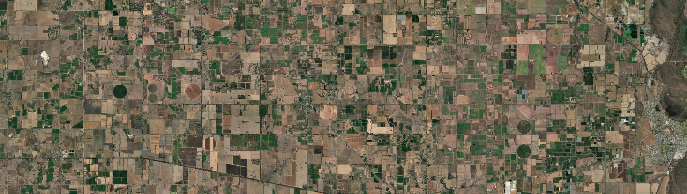 Aerial view of Merrigum, VIC