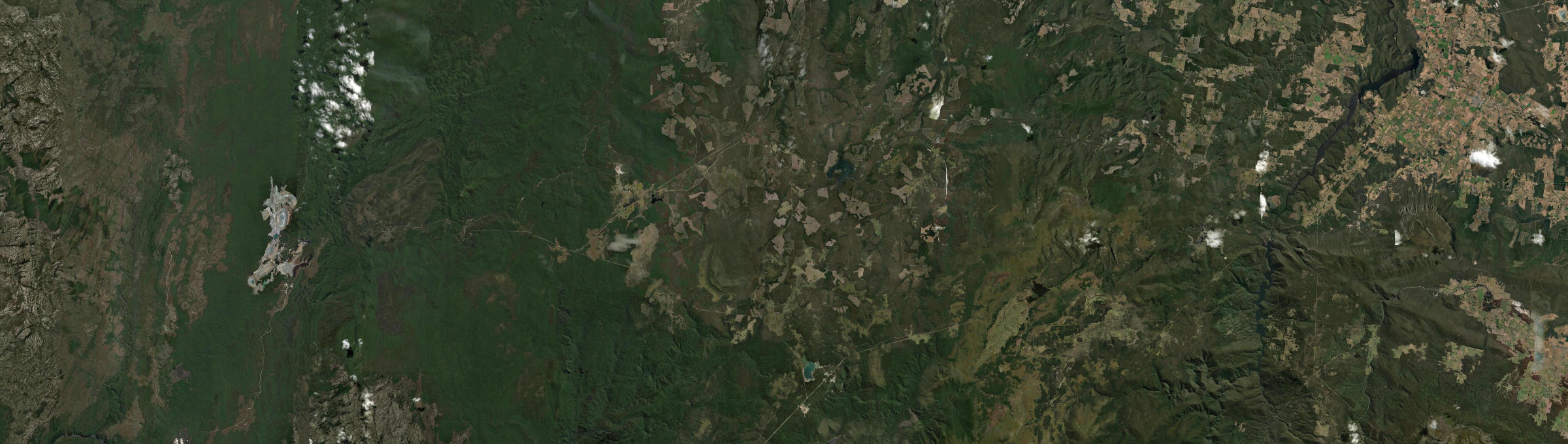 Aerial view of Guildford (Tas.), TAS