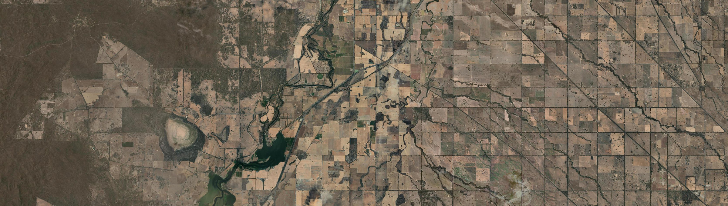 Aerial view of Wahring, VIC