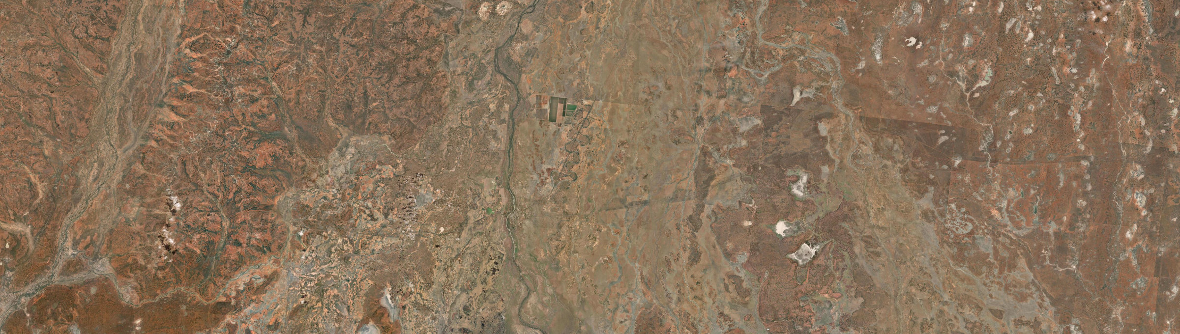Aerial view of Cunnamulla, QLD