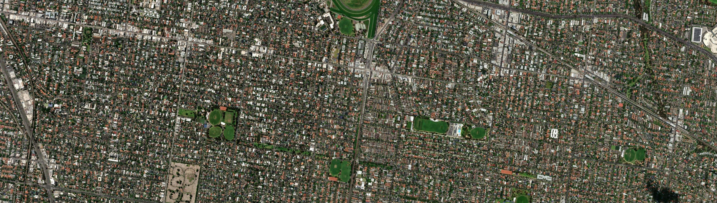 Aerial view of Glen Huntly, VIC