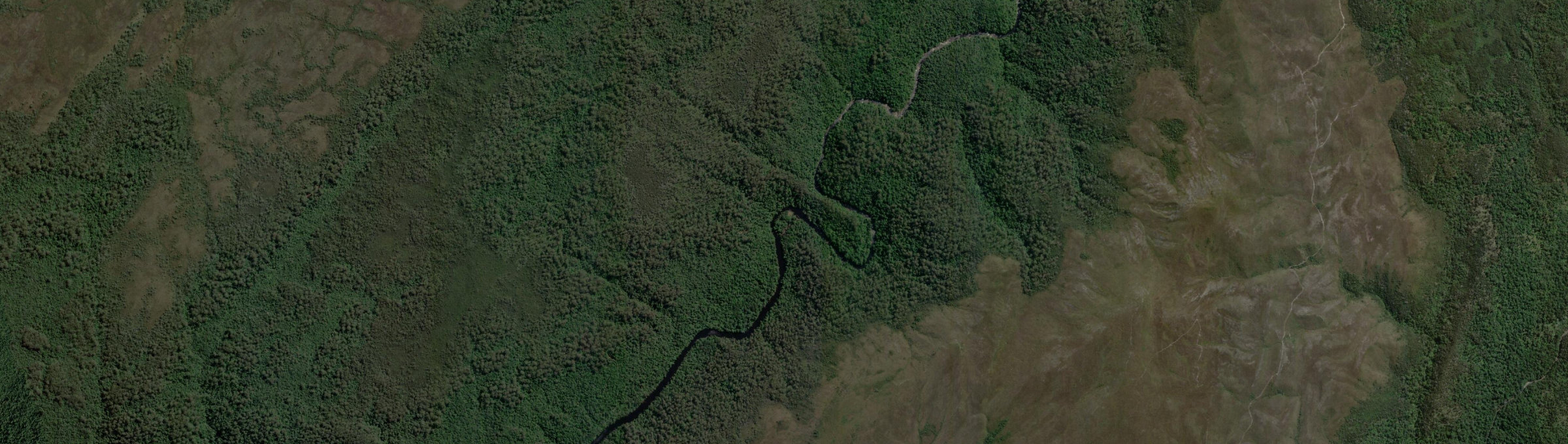 Aerial view of Corinna, TAS