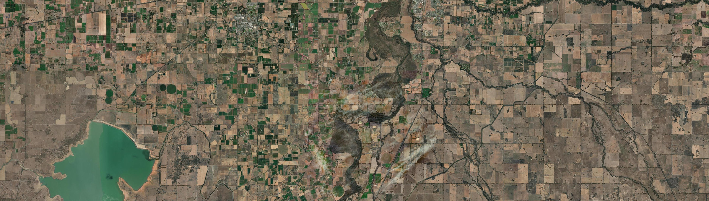 Aerial view of Toolamba, VIC