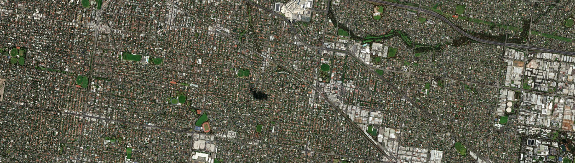 Aerial view of Hughesdale, VIC