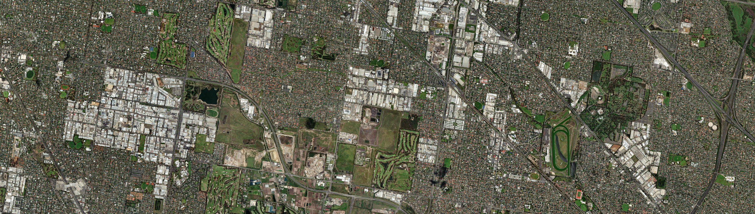 Aerial view of Clayton South, VIC