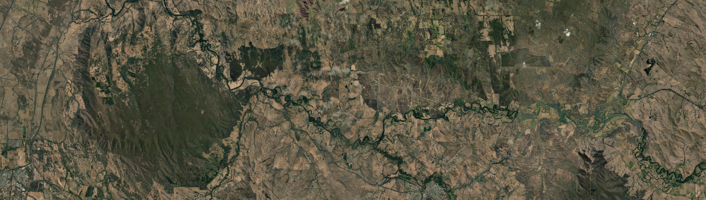Aerial view of Ghin Ghin, VIC