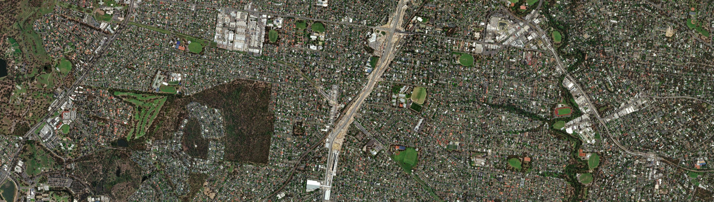 Aerial view of Watsonia, VIC