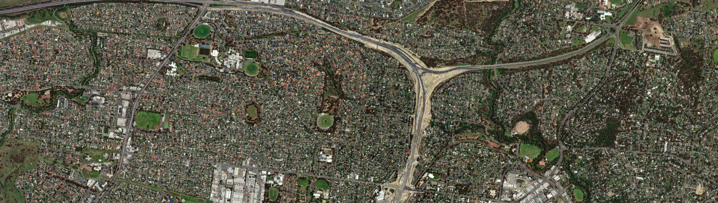 Aerial view of Watsonia North, VIC