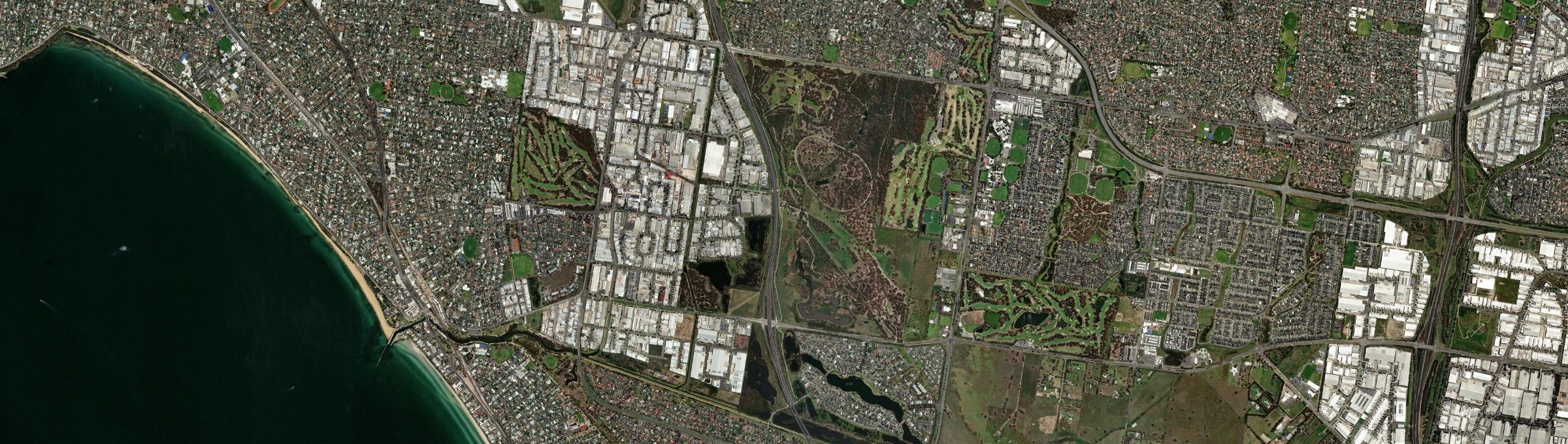 Aerial view of Braeside, VIC