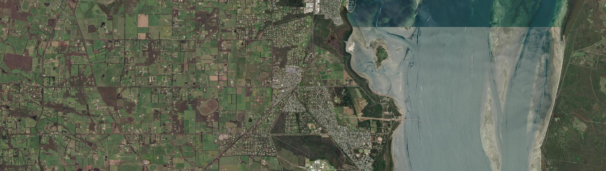 Aerial view of Bittern, VIC