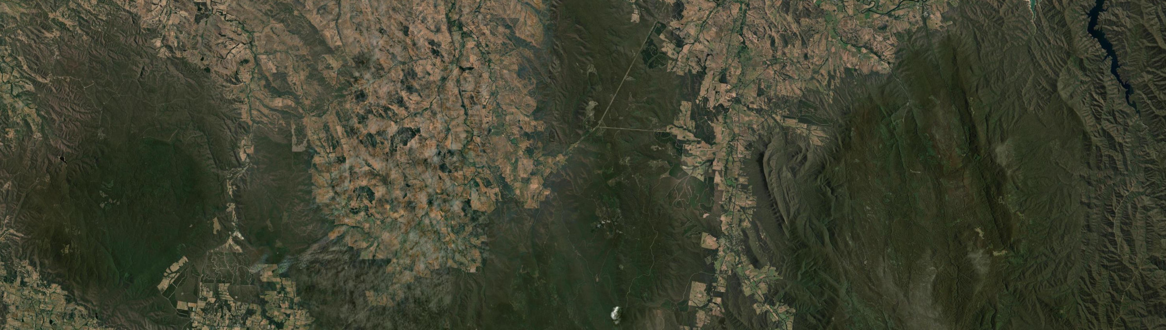 Aerial view of Murrindindi, VIC