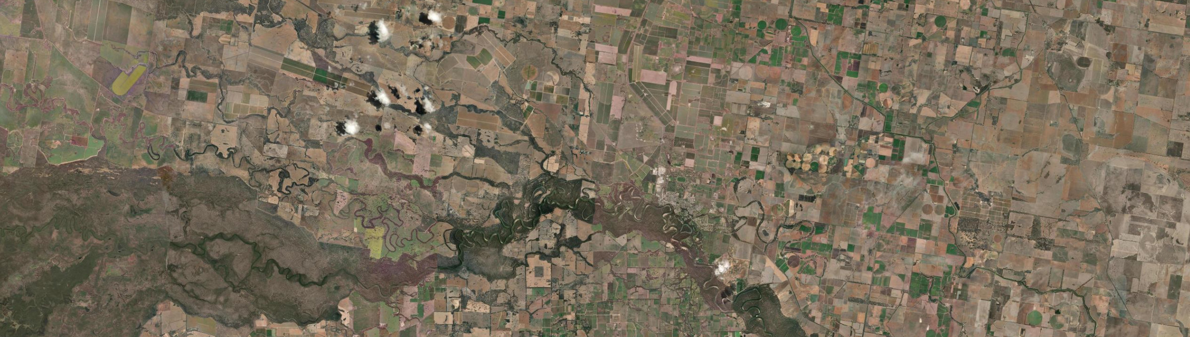 Aerial view of Tocumwal, NSW