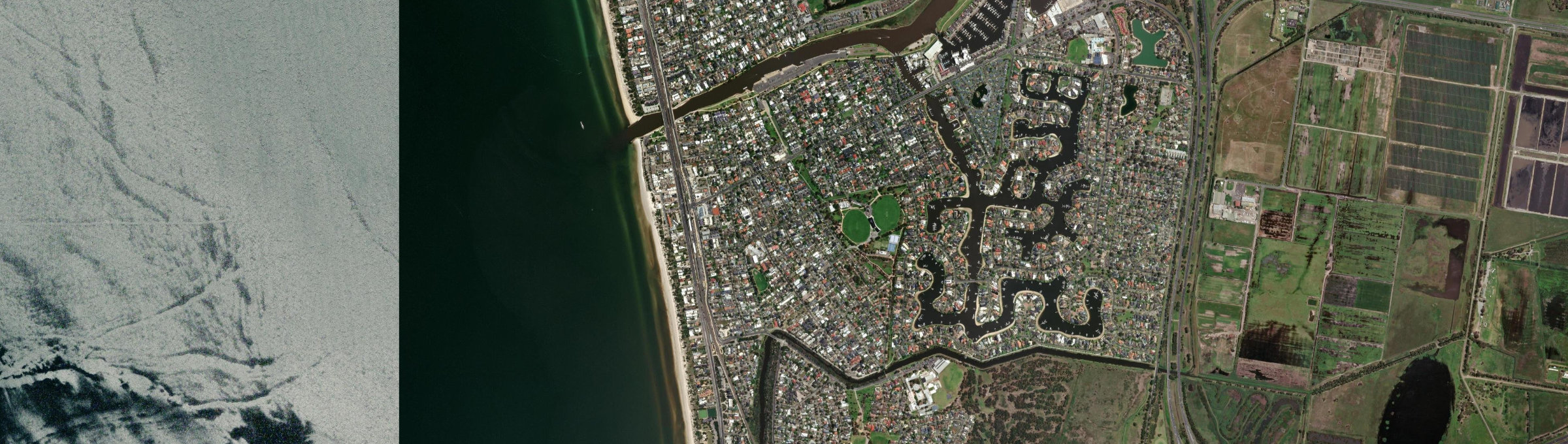 Aerial view of Carrum, VIC