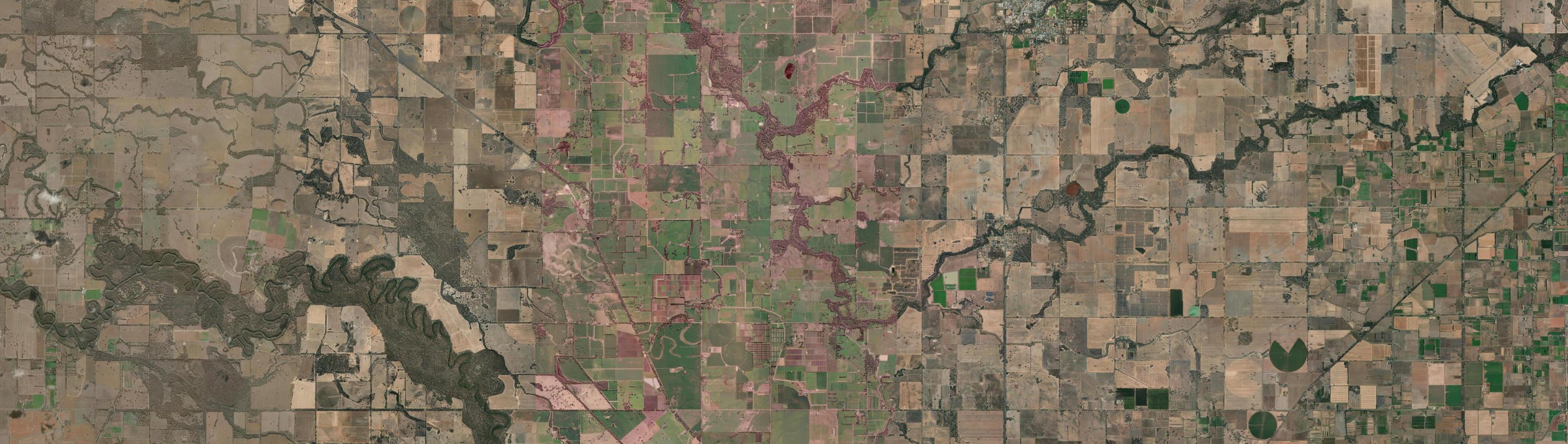 Aerial view of Mundoona, VIC