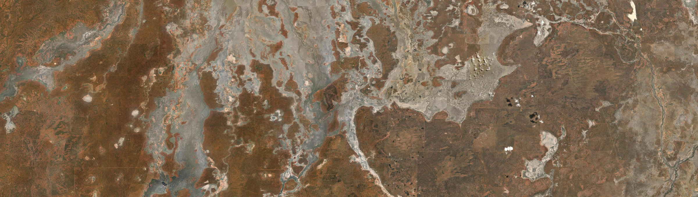 Aerial view of Enngonia, NSW