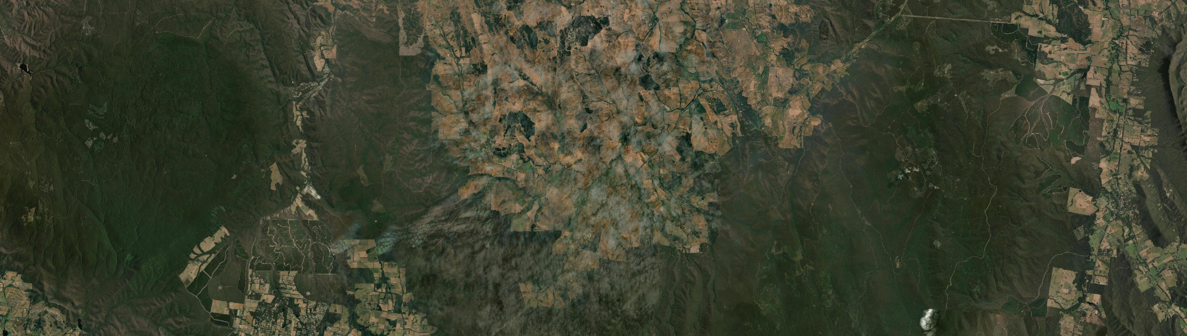 Aerial view of Glenburn, VIC