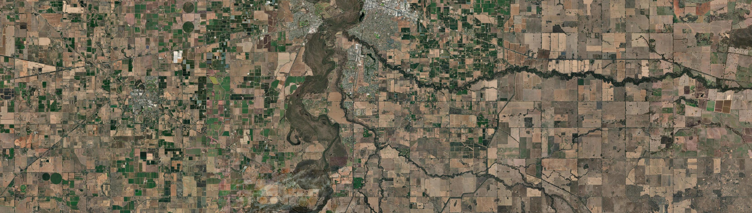 Aerial view of Kialla, VIC