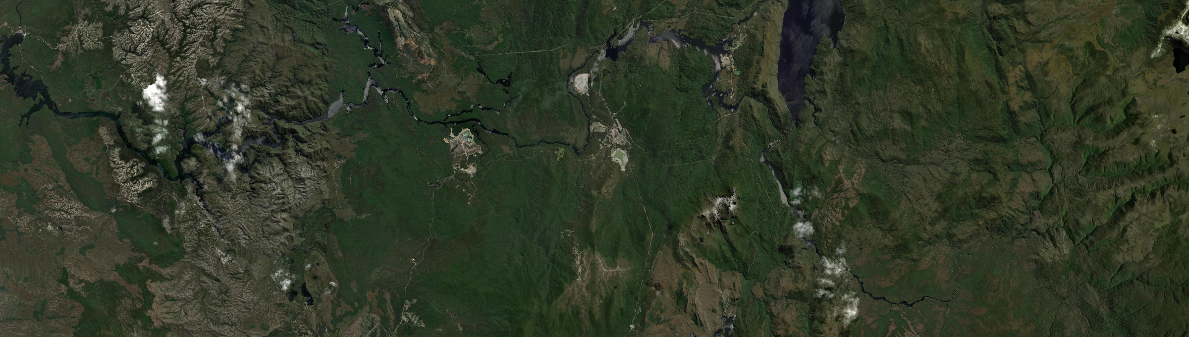 Aerial view of Rosebery (Tas.), TAS