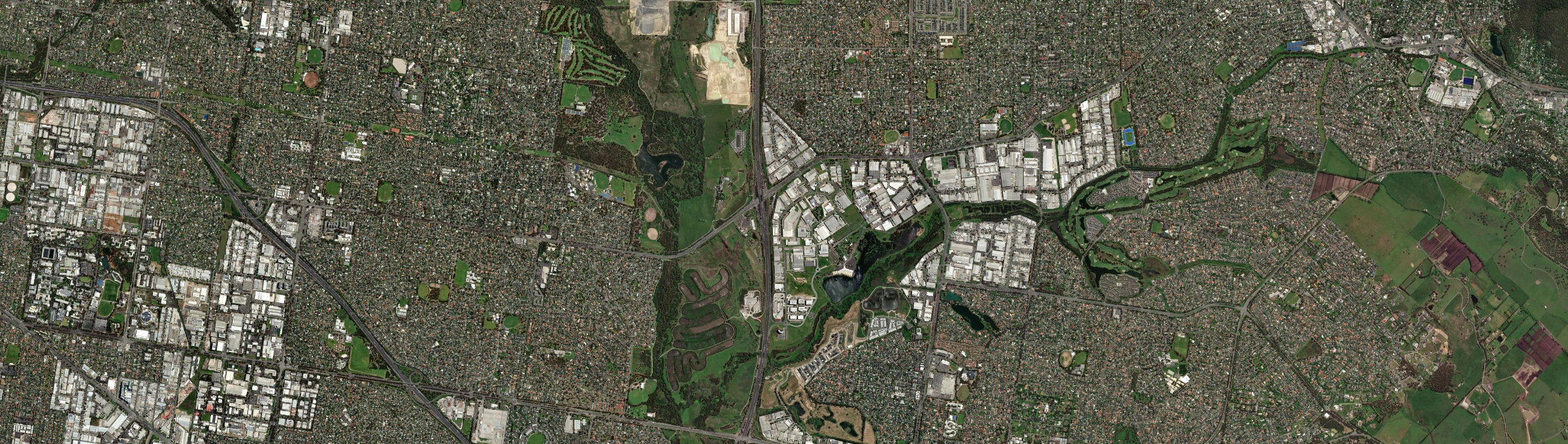 Aerial view of Scoresby, VIC