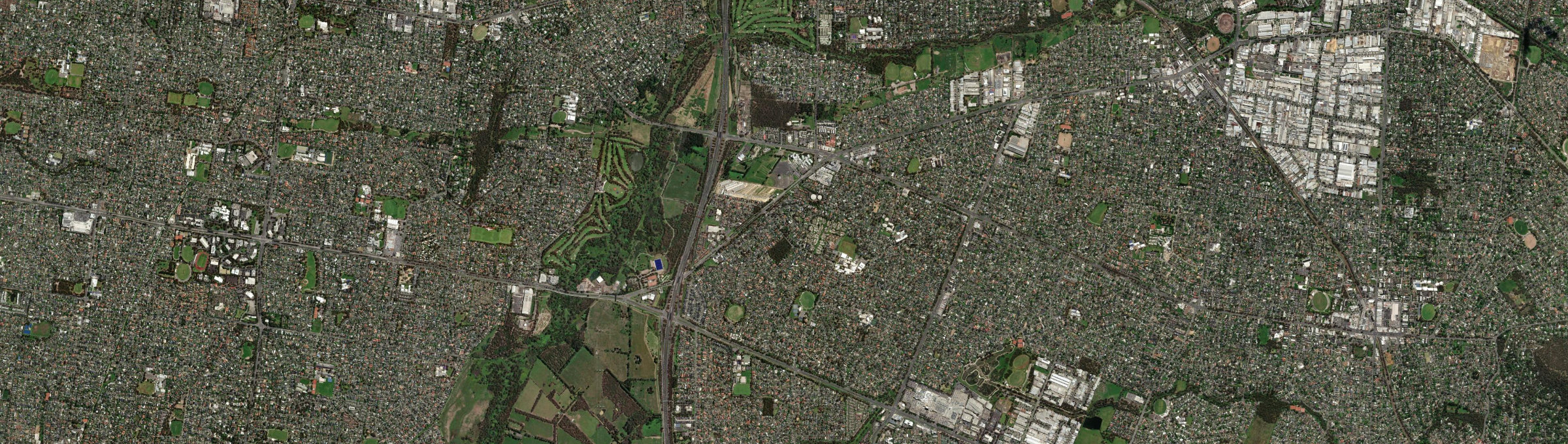 Aerial view of Wantirna, VIC