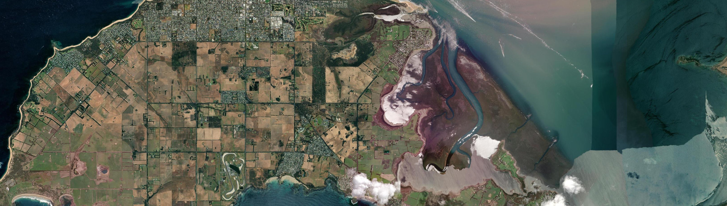 Aerial view of Rhyll, VIC