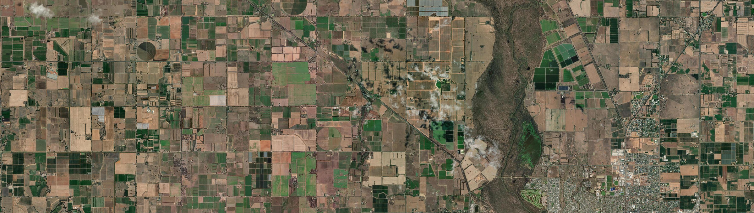 Aerial view of Mooroopna North, VIC